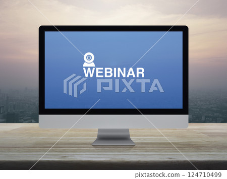 Business seminar online concept 124710499