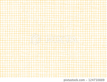 Cute handwritten pin check background_yellow 124710889