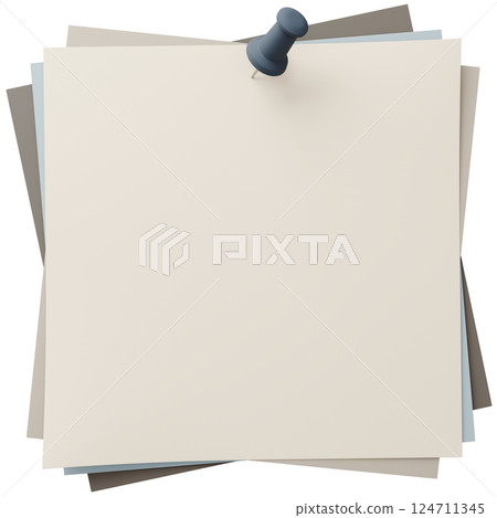 3D background material_thumbtack_paper_colorful 124711345