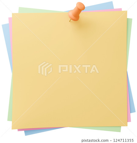 3D 背景材料_圖釘_紙_彩色 3D 背景材料_圖釘_紙_彩色 124711355