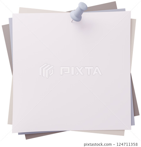 3D background material_thumbtack_paper 124711358