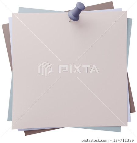 3D background material_thumbtack_paper 124711359
