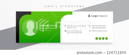 stylish email signature card template for business promotional stylish email signature card template for business promotional 124711854