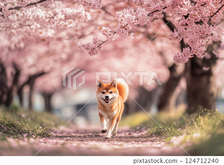 寵物與年度活動 |賞櫻（柴犬） 124712240