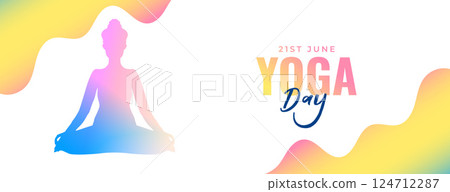 stylish 21st yoga day celebration banner for ayurvedic therapy stylish 21st yoga day celebration banner for ayurvedic therapy 124712287