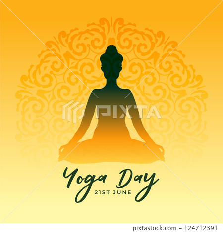 international yoga day event background get inspired for exercise 124712391