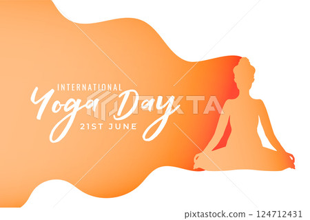 paper style 21st june international yoga day background design paper style 21st june international yoga day background design 124712431