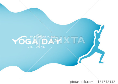 international yoga day background with stylish postures and asanas international yoga day background with stylish postures and asanas 124712432