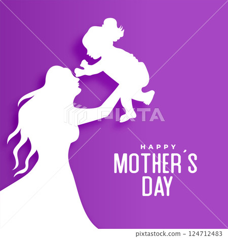 paper cut style mothers day wishes card for mom and daughter love paper cut style mothers day wishes card for mom and daughter love 124712483