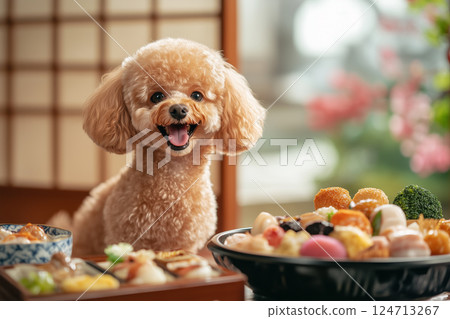 寵物與年度活動 |新年（玩具貴賓犬） 124713267