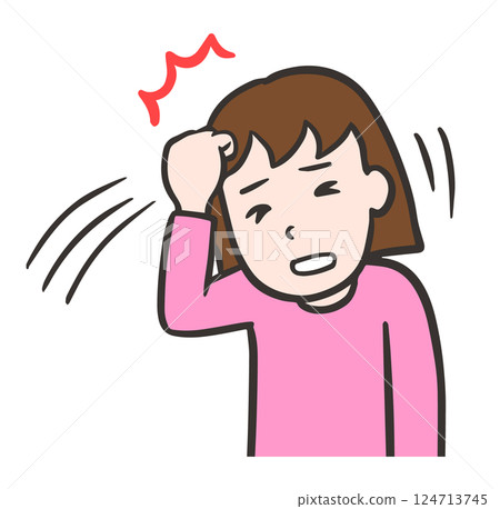 Woman hits herself for Tourette's syndrome and motor tics Woman hits herself for Tourette's syndrome and motor tics 124713745