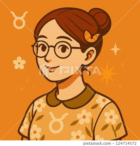 Taurus Girl (Glasses) 124714572