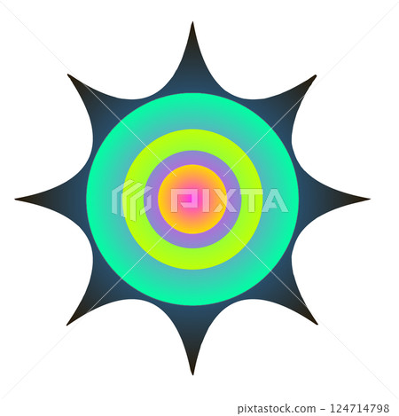 Mysterious logo Mysterious logo 124714798