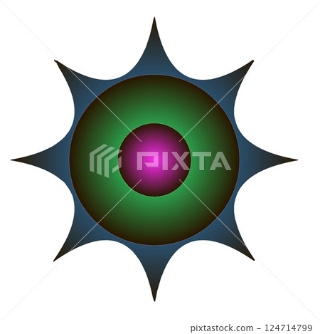 Mysterious logo Mysterious logo 124714799