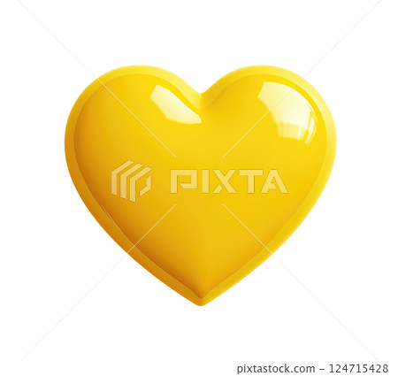 Yellow Heart 124715428