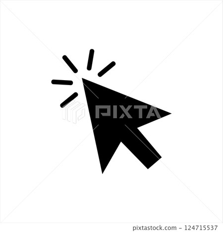 Clicking Cursor Icon Clicking Cursor Icon 124715537