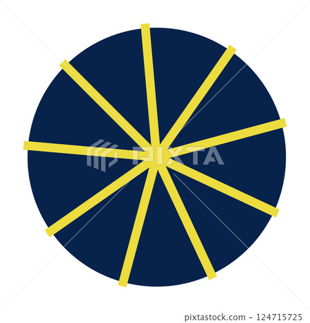 Colorful pie chart set with divided sections, circular infographic elements, geometric data visualization wheel, segmented diagram for statistics. Flat vector illustration isolated Colorful pie chart set with divided sections, circular infographic elements, geometric data visualization wheel, segmented diagram for statistics. Flat vector illustration isolated 124715725