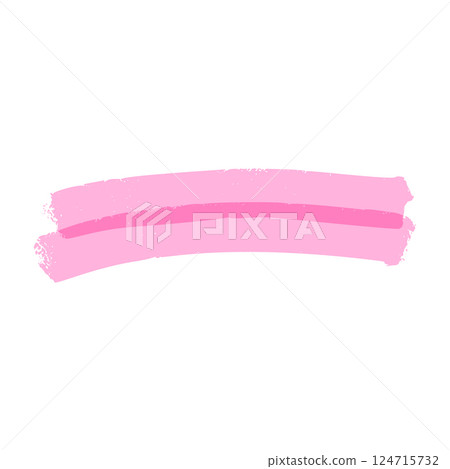 Colorful marker highlight strokes, scribble underlines, cute hand drawn pen lines, green and pink pencil marks, childish doodle elements. Flat vector illustration isolated on white background. Colorful marker highlight strokes, scribble underlines, cute hand drawn pen lines, green and pink pencil marks, childish doodle elements. Flat vector illustration isolated on white background. 124715732