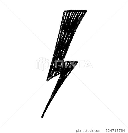Hand-drawn lightning bolt icon with electric energy effect. Cartoon thunderbolt sketch, power flash symbol or doodle sign. Flat vector illustration isolated on white background. Hand-drawn lightning bolt icon with electric energy effect. Cartoon thunderbolt sketch, power flash symbol or doodle sign. Flat vector illustration isolated on white background. 124715764