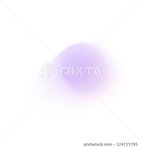 Soft blue gradient background with smooth color transition, blurred circular mesh elements, pastel 3D flow effect. Flat vector illustration isolated on white background. 124715795