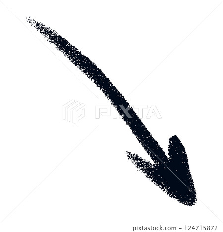 Doodle emphasis arrow icon. Design quirky twist zigzag line, spring coil, curve wave. Vector 124715872