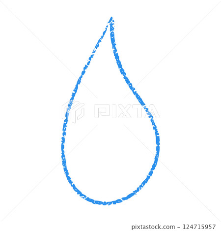 Water splash with wave and droplet shapes, liquid spray and drip elements, sea fountain icon for background, logo or illustration. Flat vector illustration isolated on white background. 124715957