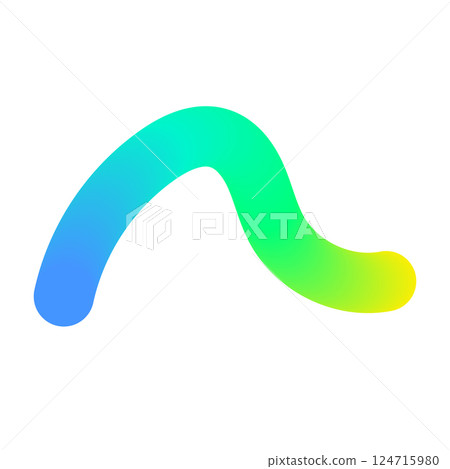 Abstract squiggle background with wavy gradient lines, colorful ribbon shapes, fun organic pattern, 3D curved design elements. Flat vector illustration isolated on white background. Abstract squiggle background with wavy gradient lines, colorful ribbon shapes, fun organic pattern, 3D curved design elements. Flat vector illustration isolated on white background. 124715980