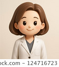 微笑的女藥劑師，上身 124716723