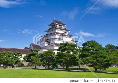 [福島縣] 夏日的鶴城 124717013