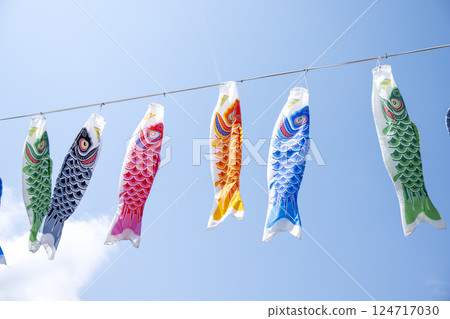 鯉魚旗 五五兒童節 活動 五月圖片 124717030