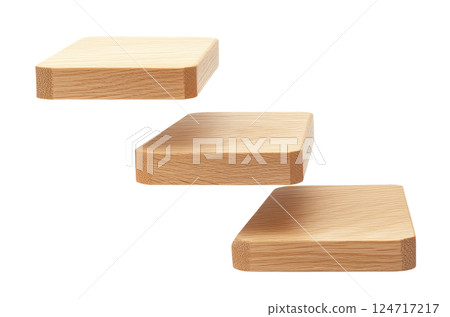 Wooden Steps Wooden Steps 124717217