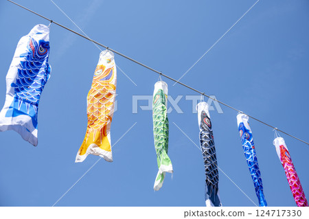 鯉魚旗 五五兒童節 活動 五月圖片 124717330