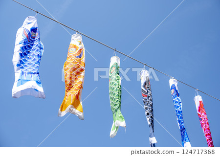鯉魚旗 五五兒童節 活動 五月圖片 124717368