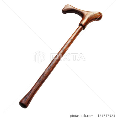 Wood Walking Stick 124717523