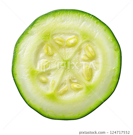 Slice of Zucchini 124717552