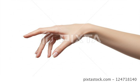 Female finger 124718140