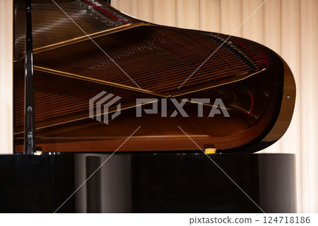 屋頂升起的三角鋼琴 124718186