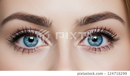 Women's eyes 124718299