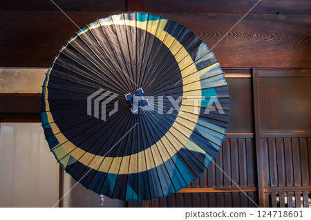 Modern Japanese umbrella Modern Japanese umbrella 124718601