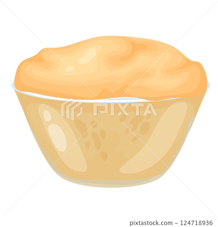 Different dough for baking, pizza, bread. Different dough for baking, pizza, bread. 124718936