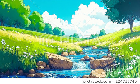 Early summer natural scenery 124719749
