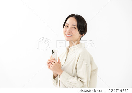 Female smartphone smartphone Female smartphone smartphone 124719785