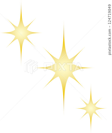 金星圖案插圖，符號。裝飾。 124719849