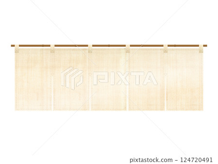 未漂白亞麻窗簾 124720491