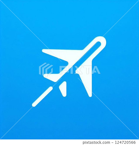 Airplane icon 124720566