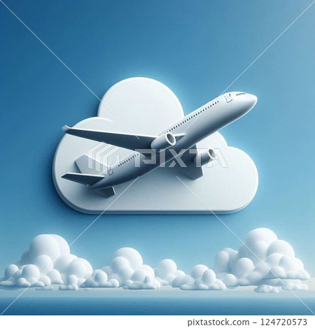 Airplane icon 124720573