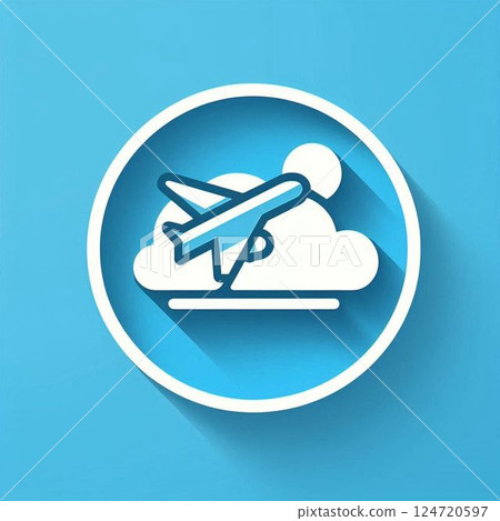 Airplane icon Airplane icon 124720597