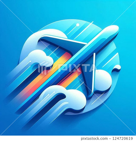 Airplane icon Airplane icon 124720619