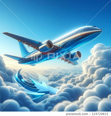 飛機圖標 124720631