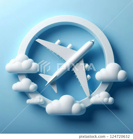 Airplane icon 124720632